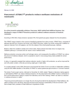 XTRACT methane emissions reduction ruminants