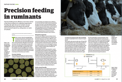 Precision feeding in ruminants - Pancosma